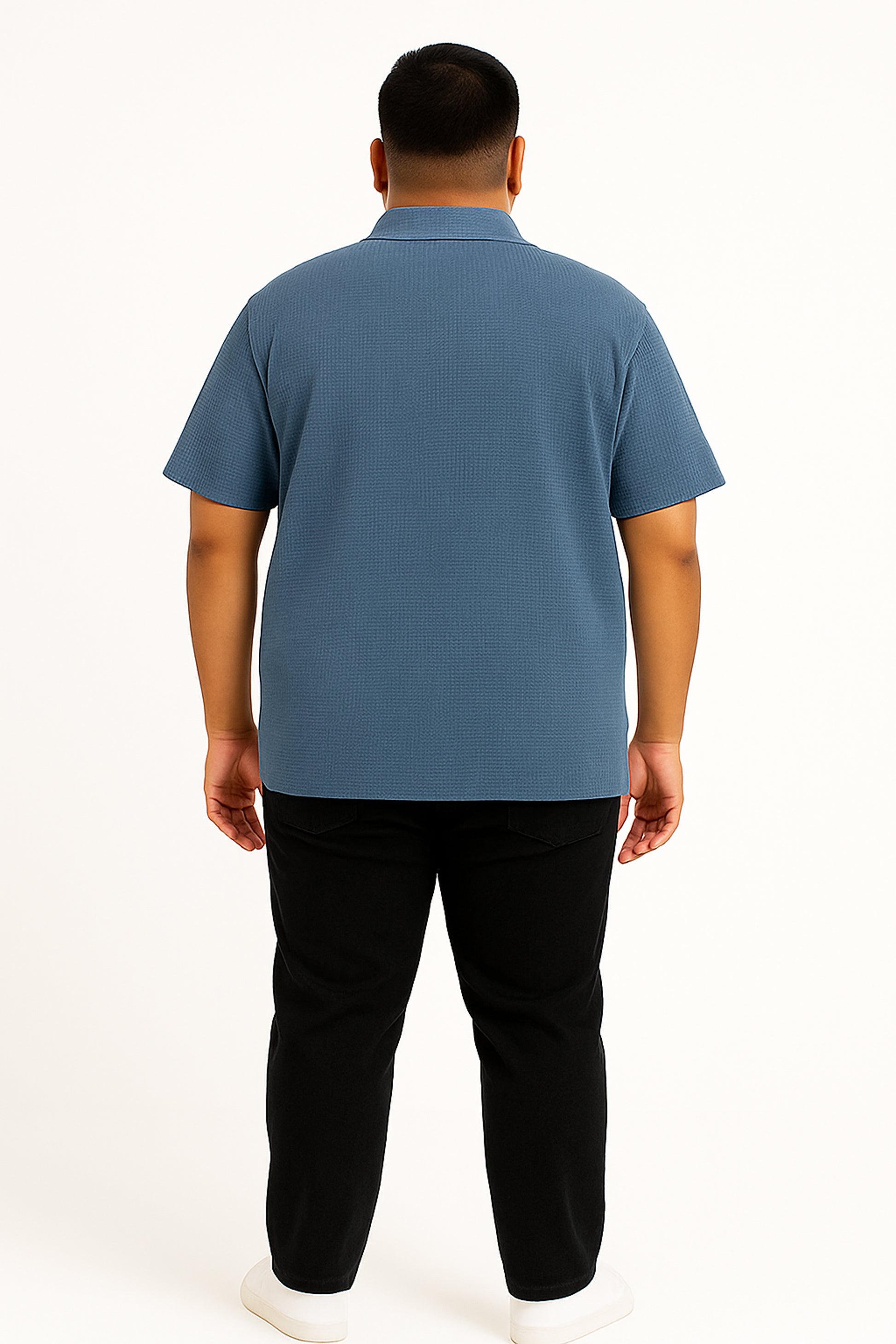 Shop STEEL MESH ZIP UP POLO Online in Pakistan