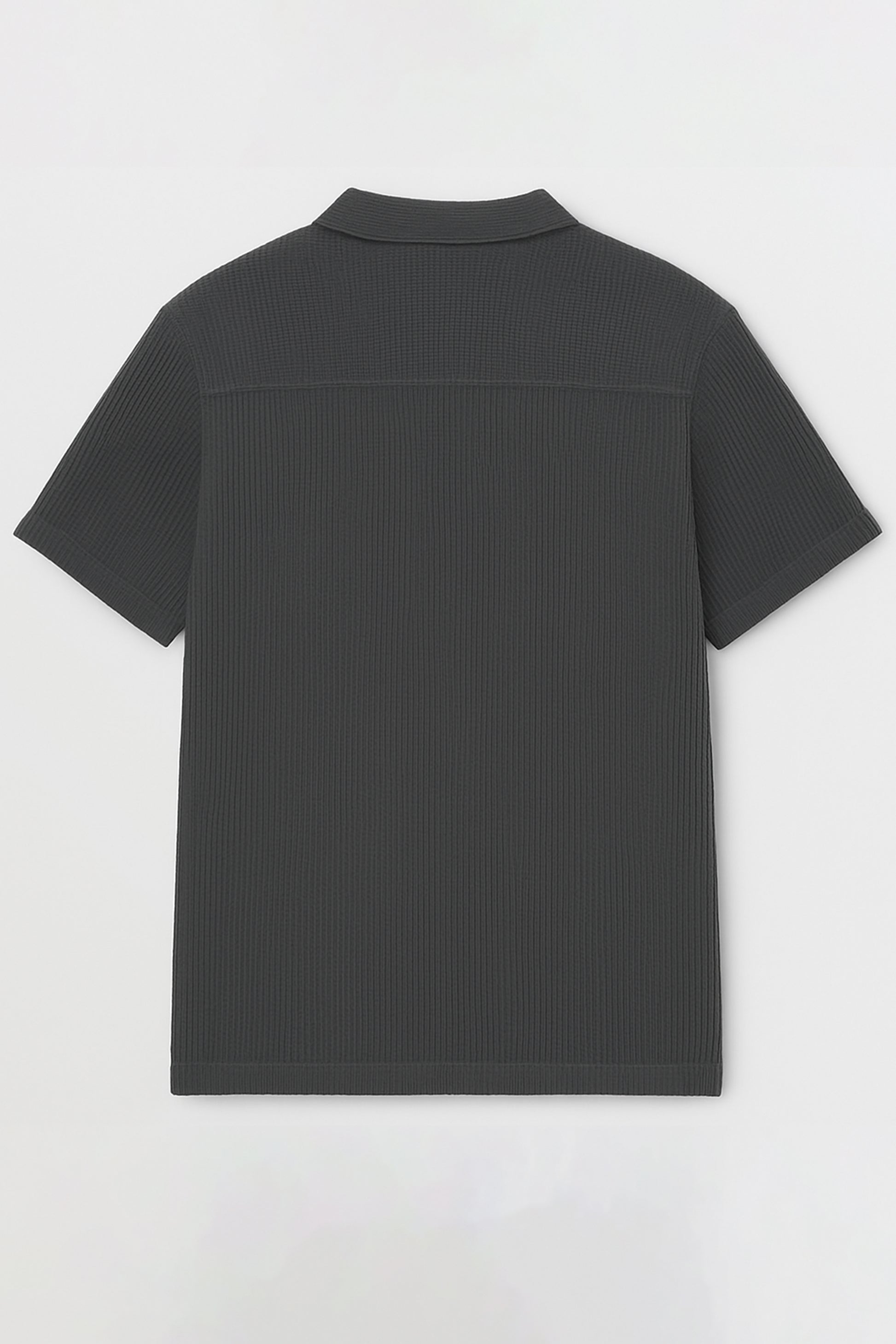 Shop CHARCOAL ZIP-UP POLO Online in Pakistan