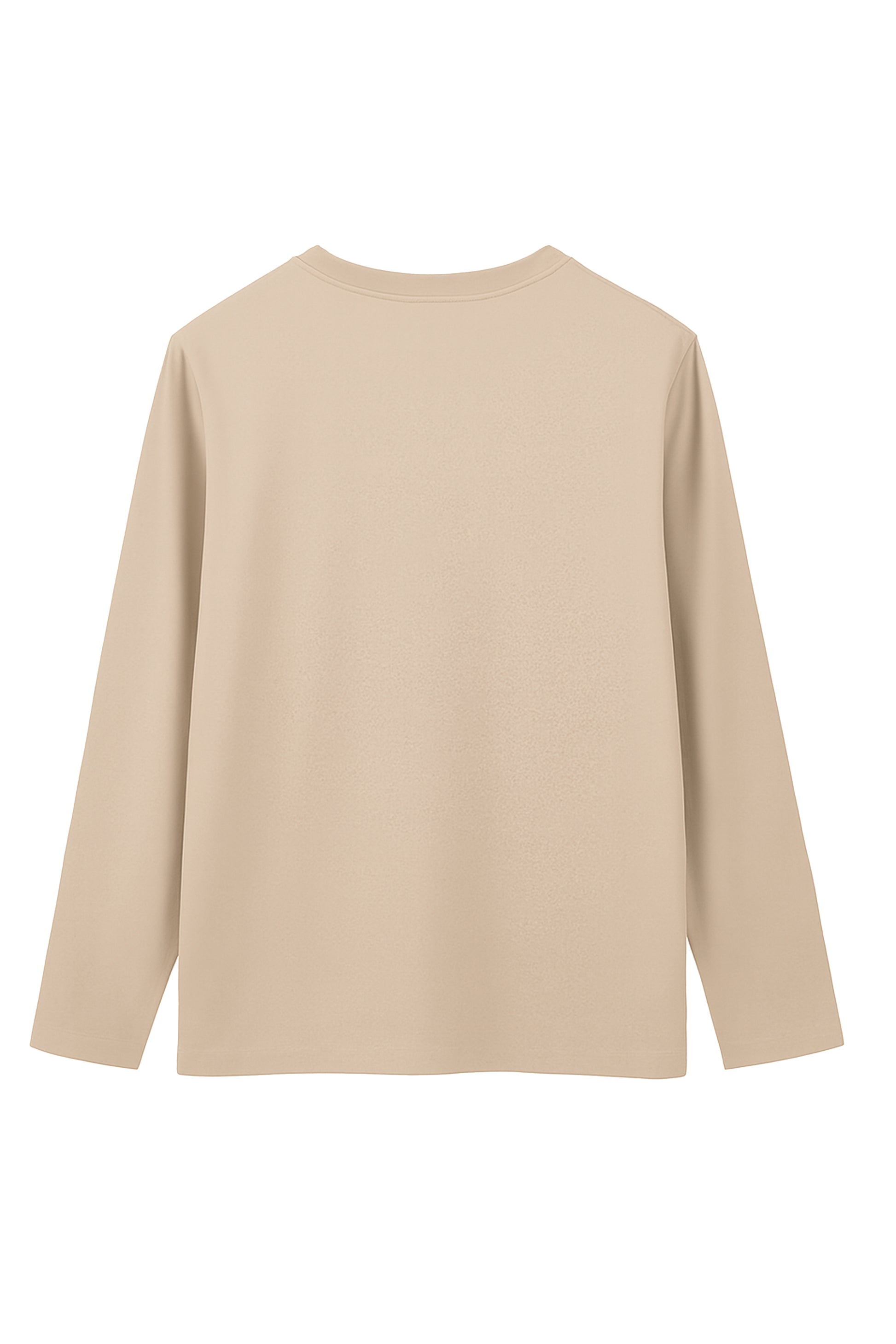 CREAM FULL SLEEVES T-SHIRT
