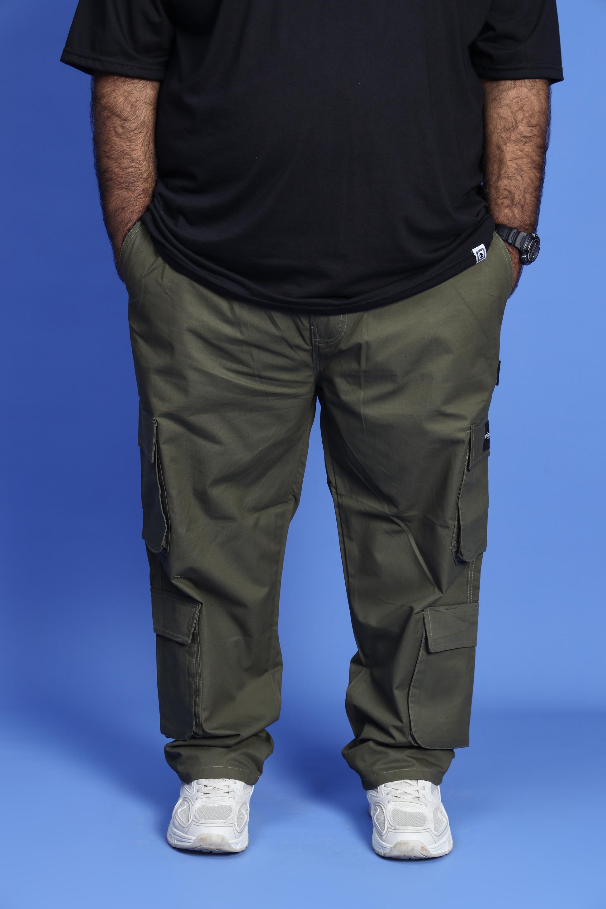 Shop GREEN DOUBLE POCKET CARGO PANT Online in Pakistan