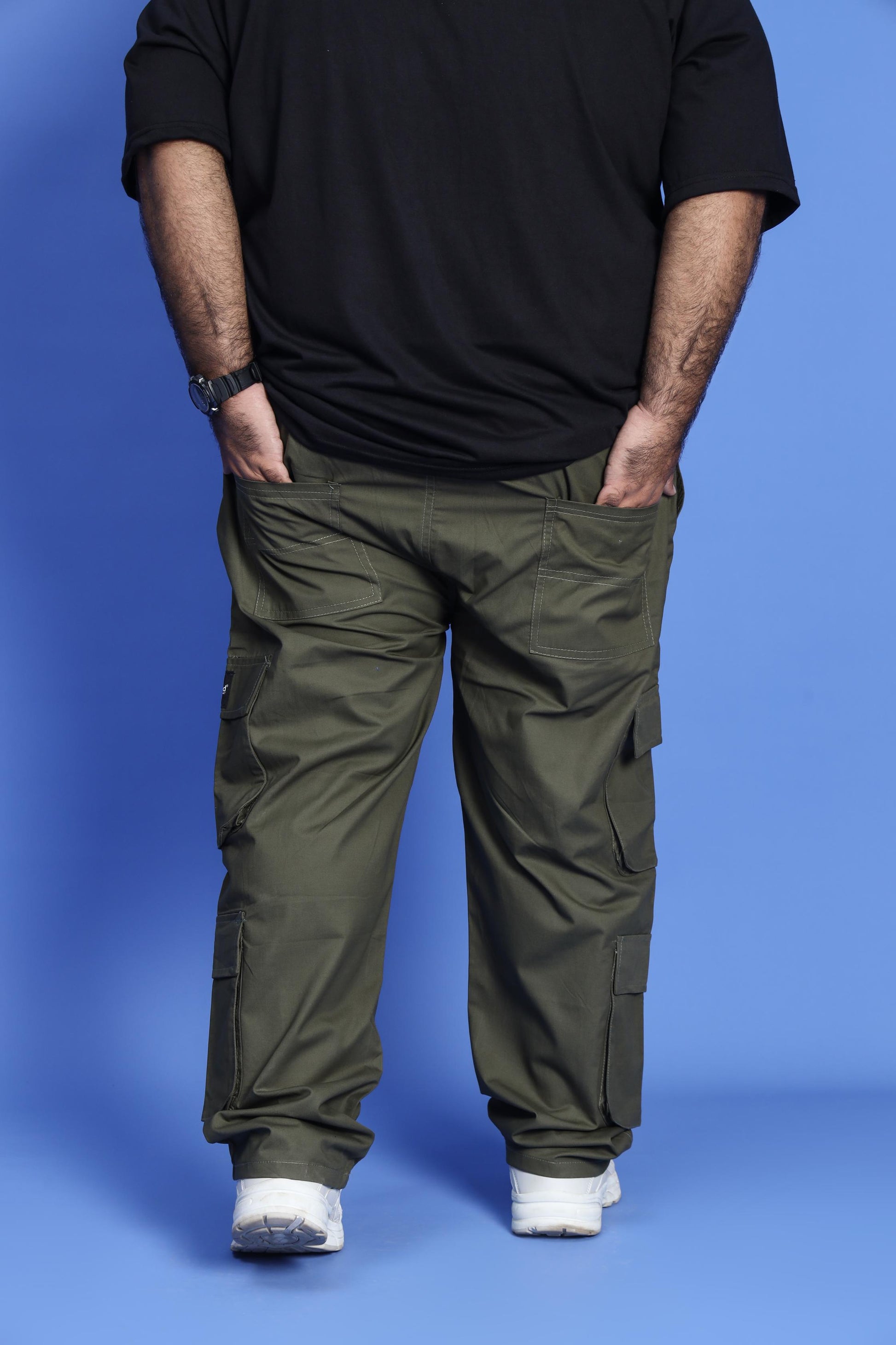 Shop GREEN DOUBLE POCKET CARGO PANT Online in Pakistan
