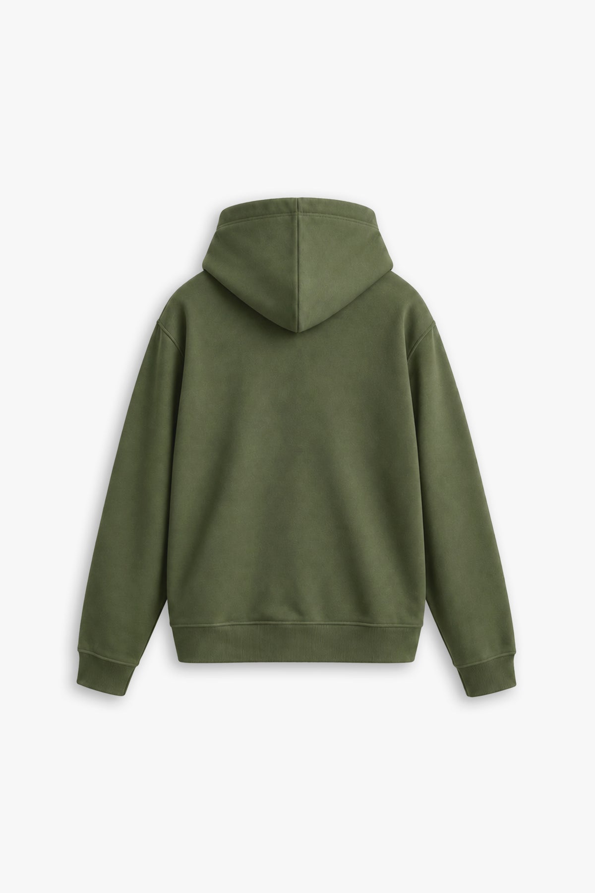 RUGGED CORE ZIP HOODIE — OLIVE