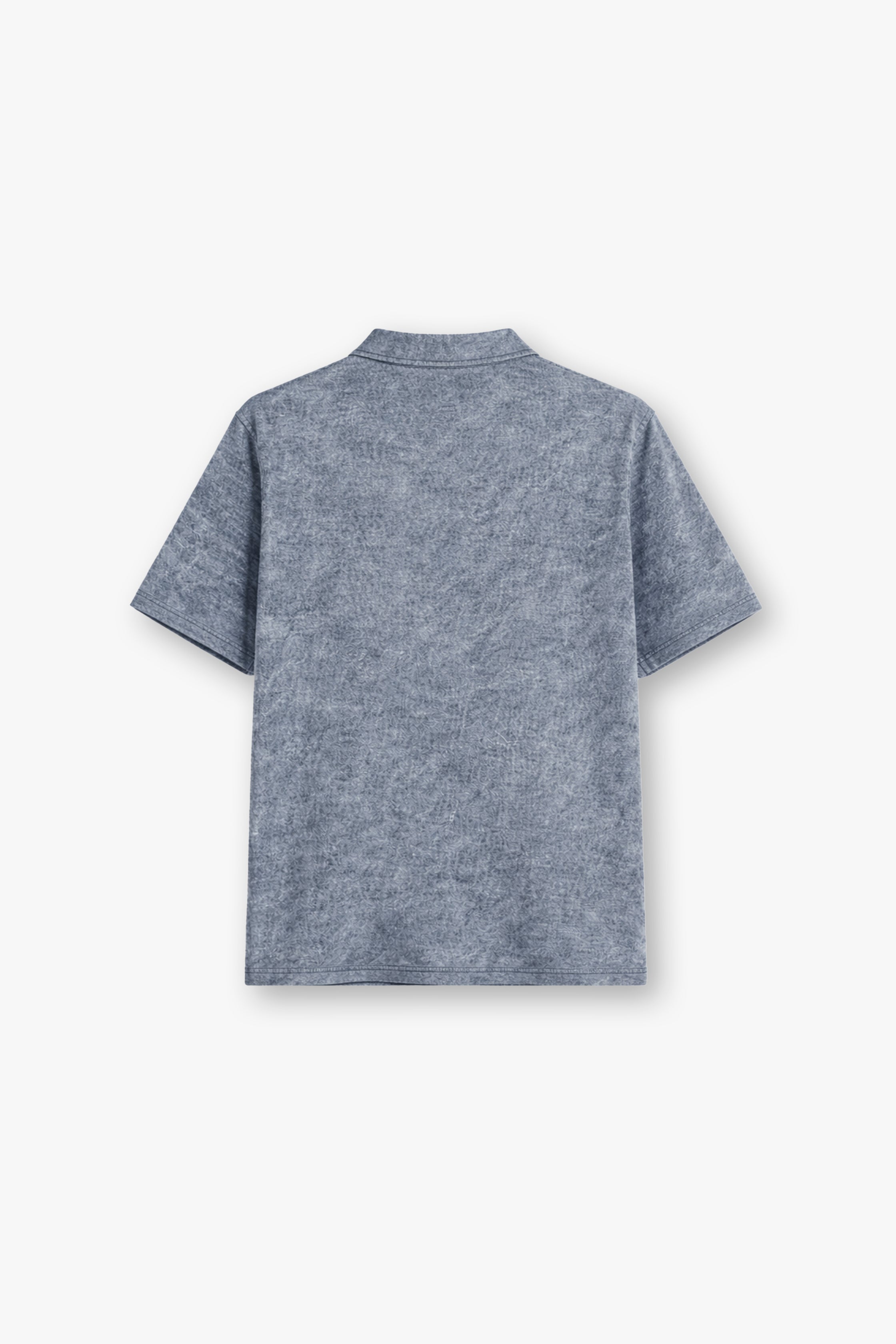SILVER ACID WASHED POLO