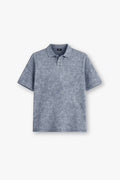 [MINOR FAULT] SILVER ACID WASHED POLO