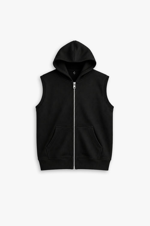 BUNDLE OF 2 SLEEVELESS ZIP UP HOODIES
