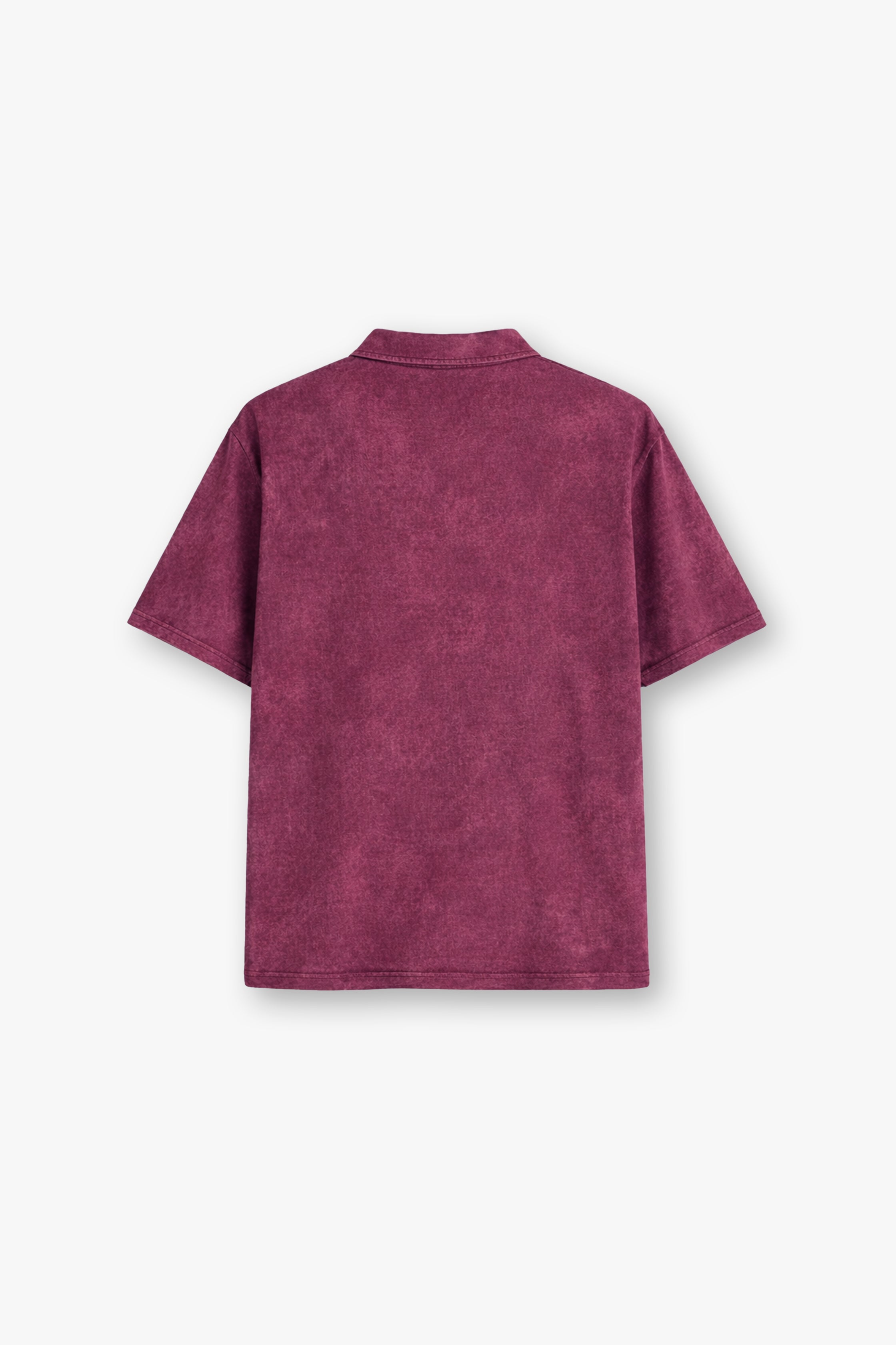 [MINOR FAULT] BURNT BERRY ACID WASHED POLO