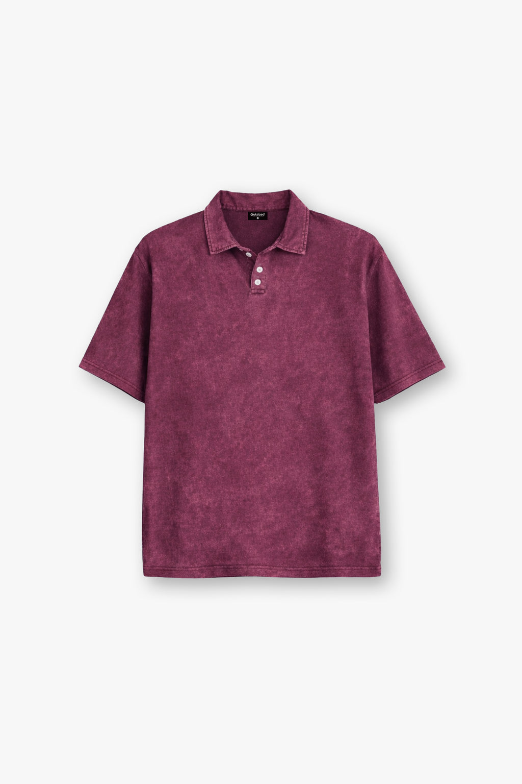 [MINOR FAULT] BURNT BERRY ACID WASHED POLO