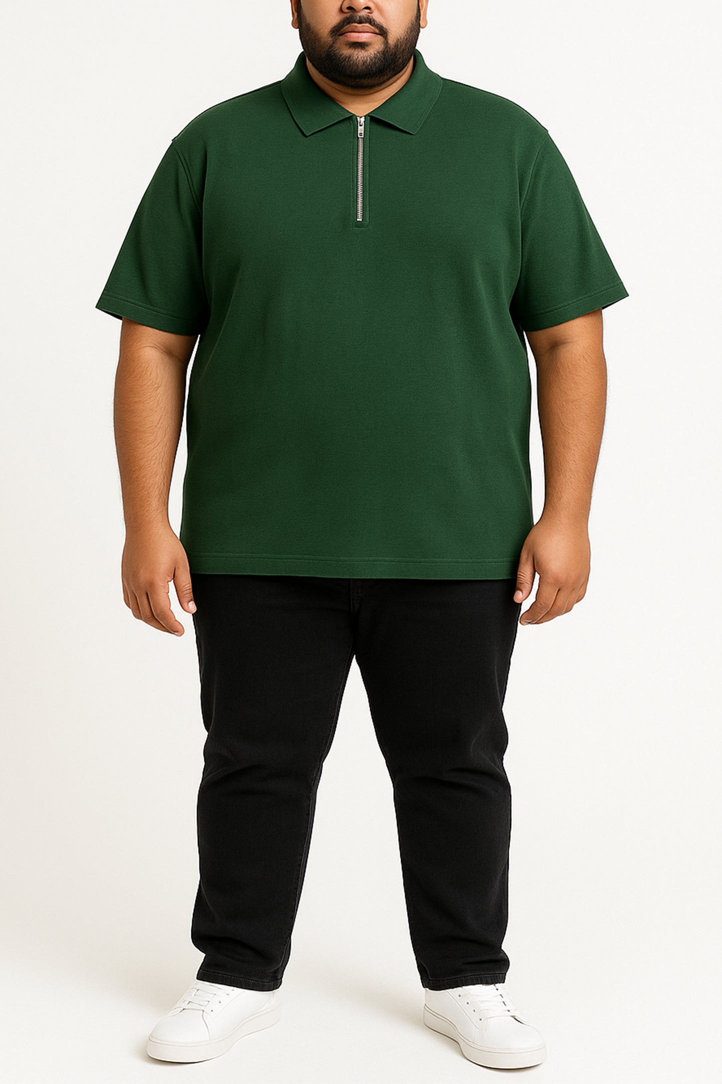 EVERGREEN CORE ZIP UP POLO - My Store