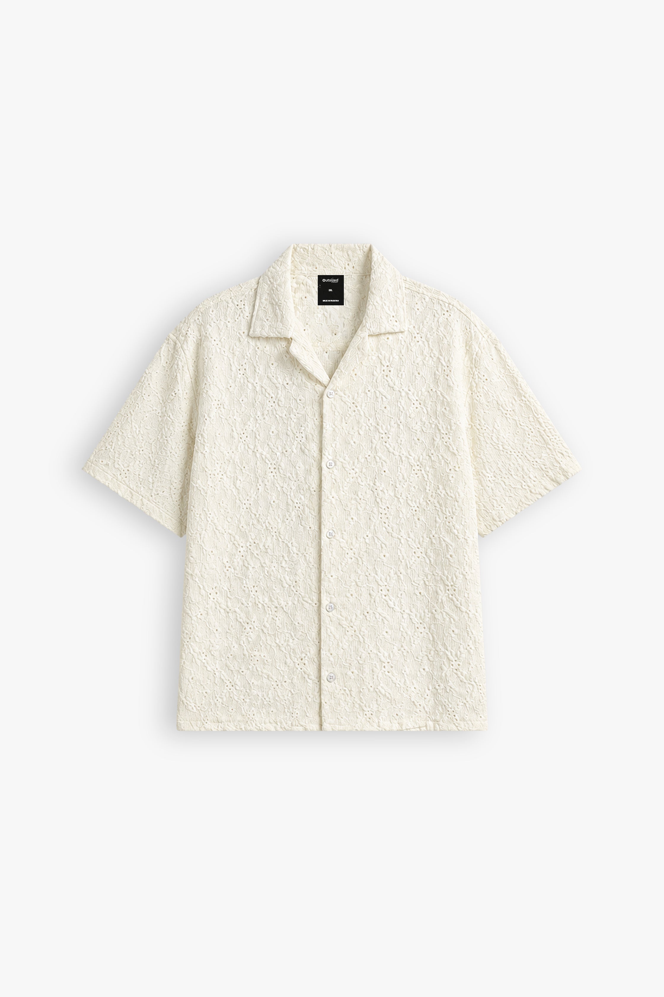 CREAM FLORA SHIRT