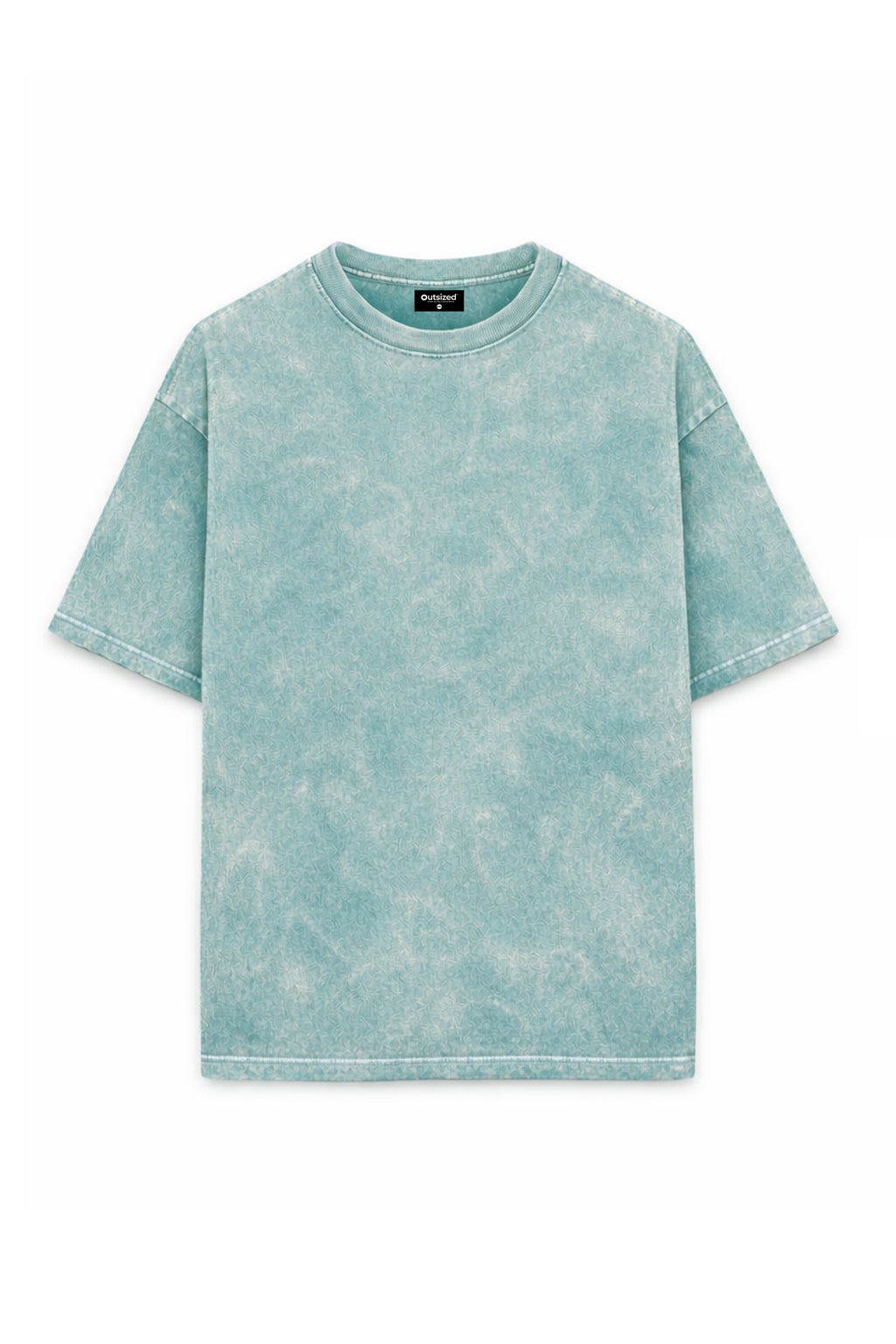 SEAFOAM ACID WASHED T-SHIRT