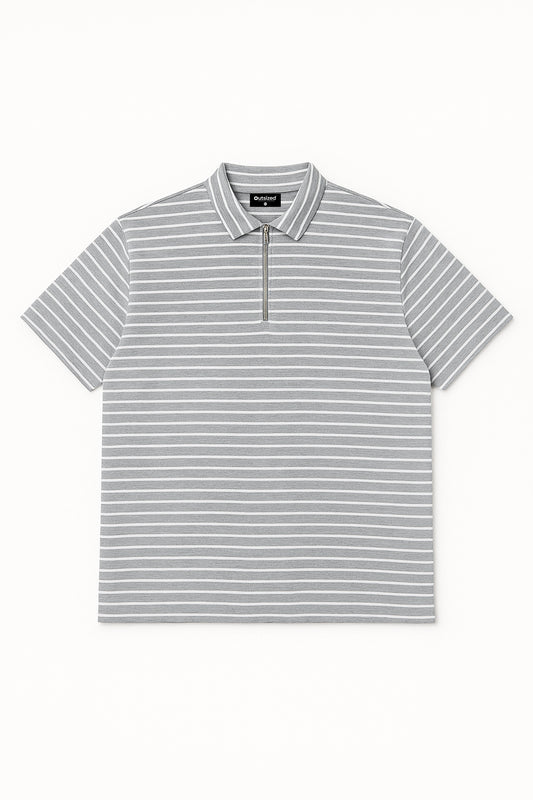 SILVERWAVE ZIP UP POLO - My Store