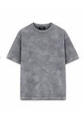 WASHED SMOKE ACID WASHED T-SHIRT