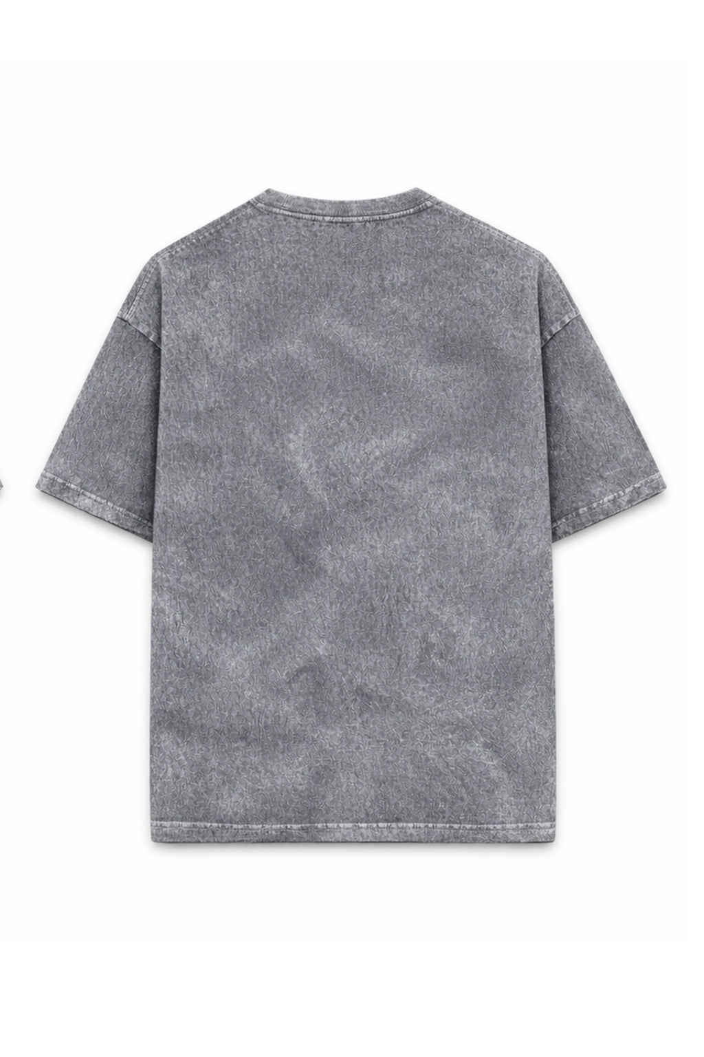 WASHED SMOKE ACID WASHED T-SHIRT