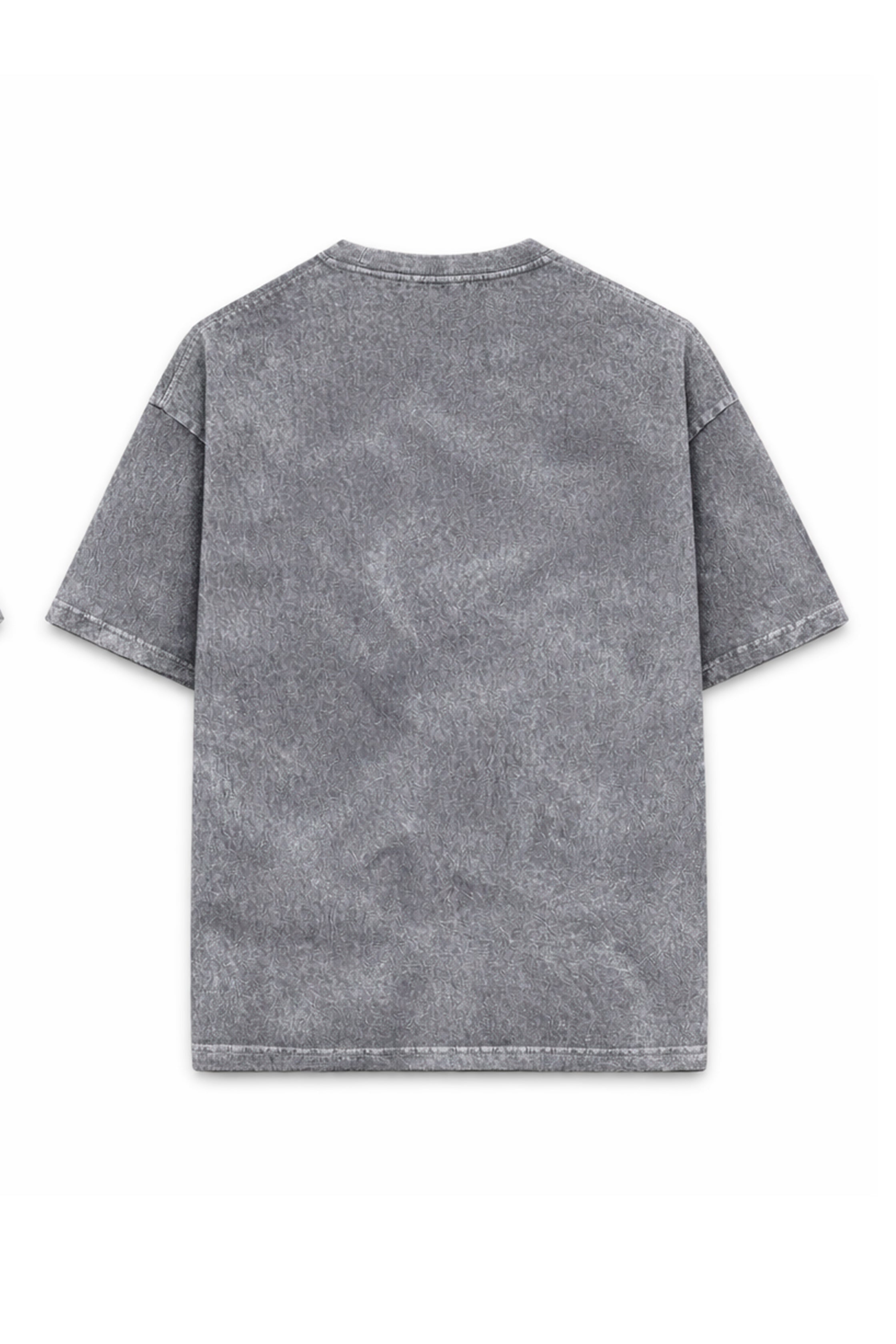 WASHED SMOKE ACID WASHED T-SHIRT