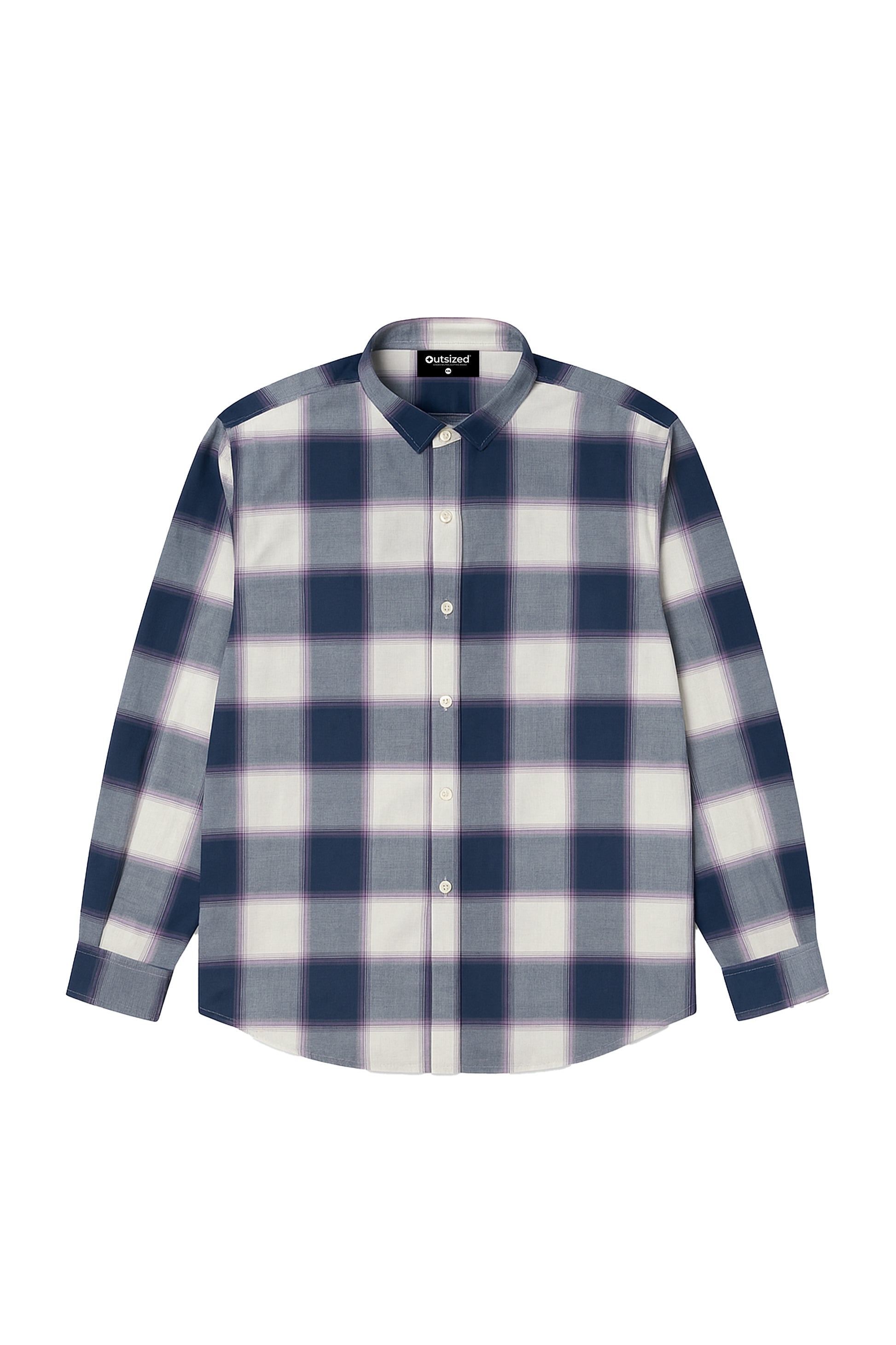 [MINOR FAULT] NAVY MIST CHECK SHIRT