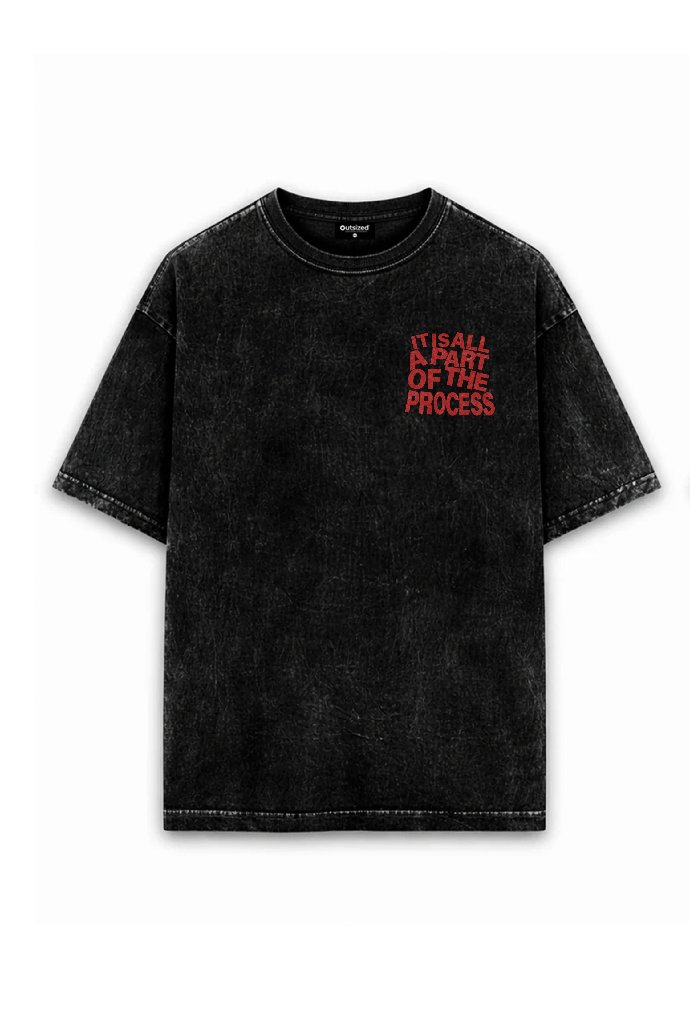 PROCESS GRAPHIC ACID WASHED T-SHIRT