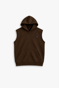 MOCHACUT SLEEVELESS HOODIE