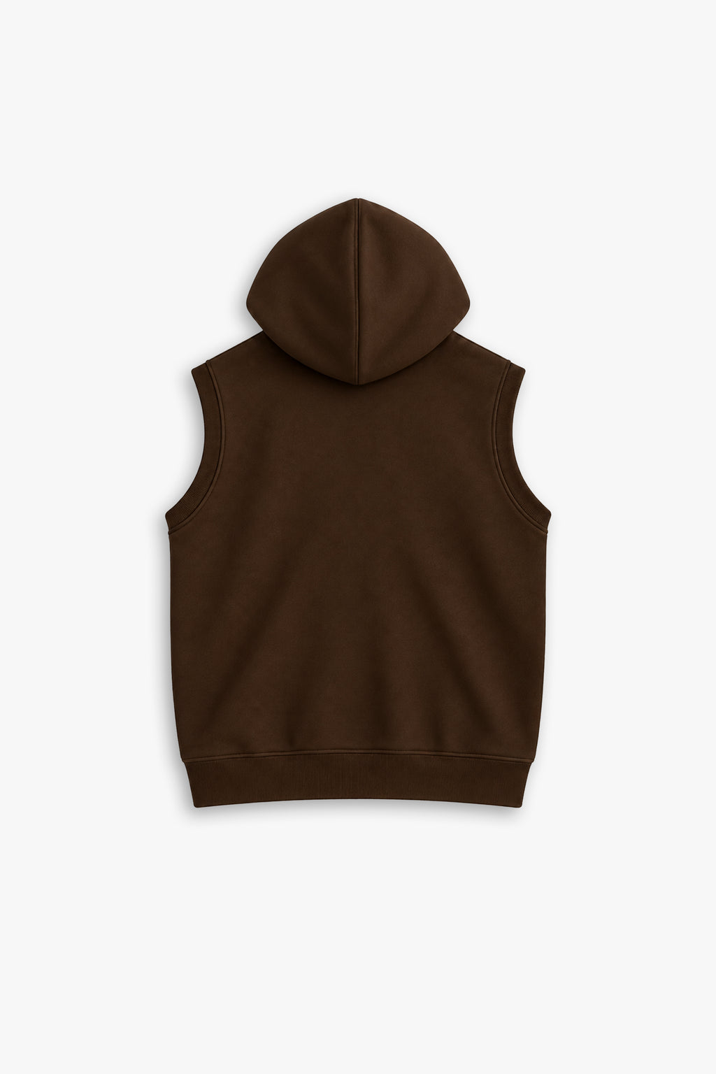 MOCHACUT SLEEVELESS HOODIE