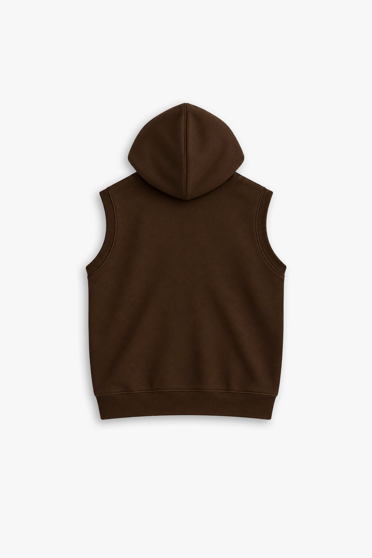MOCHACUT SLEEVELESS HOODIE