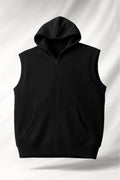 DARKWAVE SLEEVELESS ZIPPER HOODIE