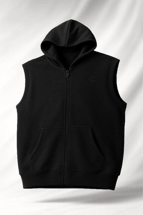 BUNDLE OF 2 SLEEVELESS ZIPPER HOODIES