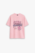 GIRL POWER BLOOM GRAPHIC T-SHIRT