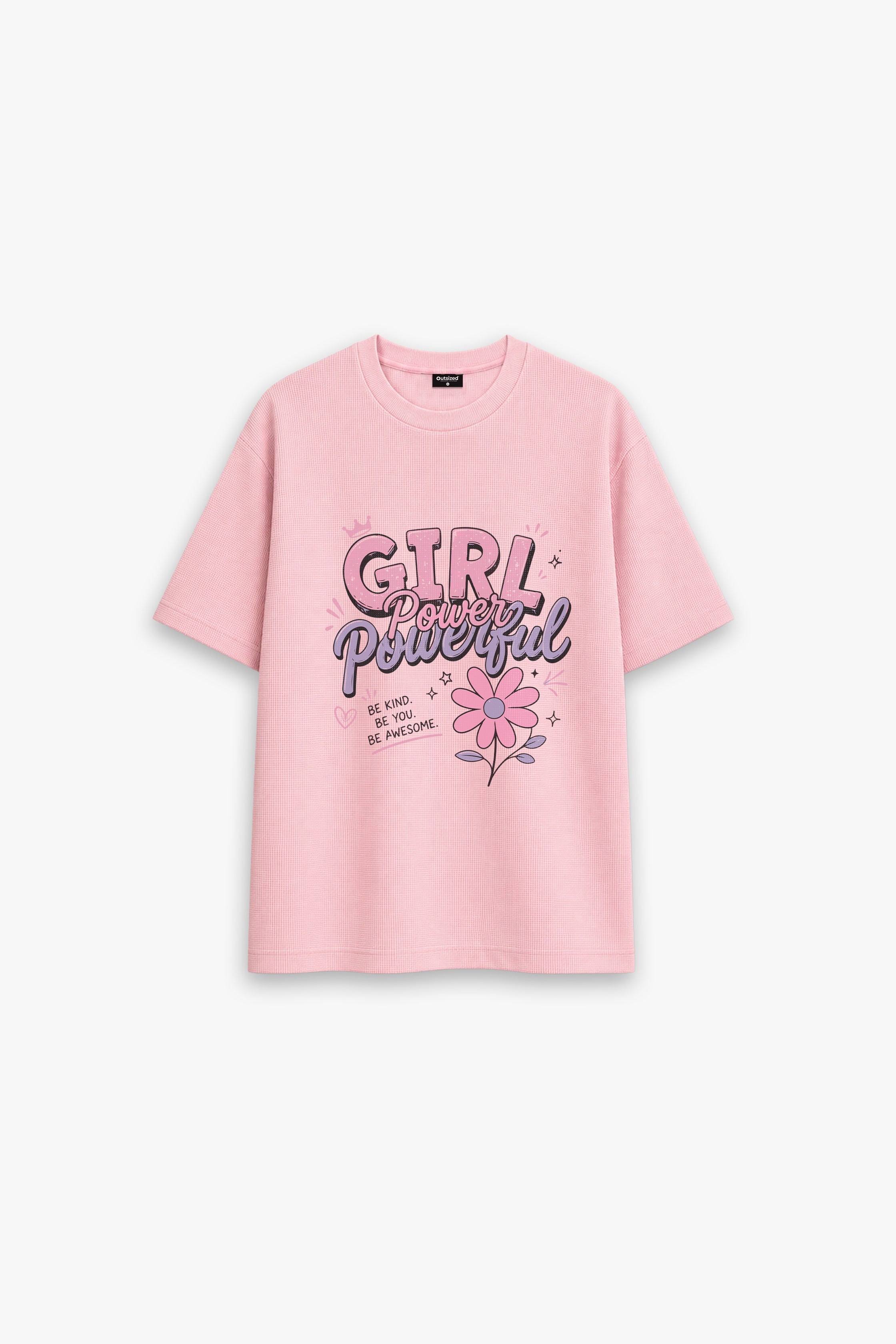 GIRL POWER BLOOM GRAPHIC T-SHIRT