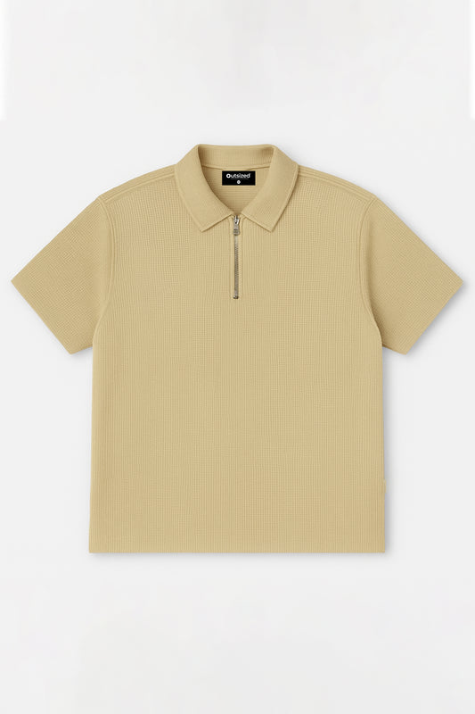 SAND CREST ZIP UP POLO - My Store