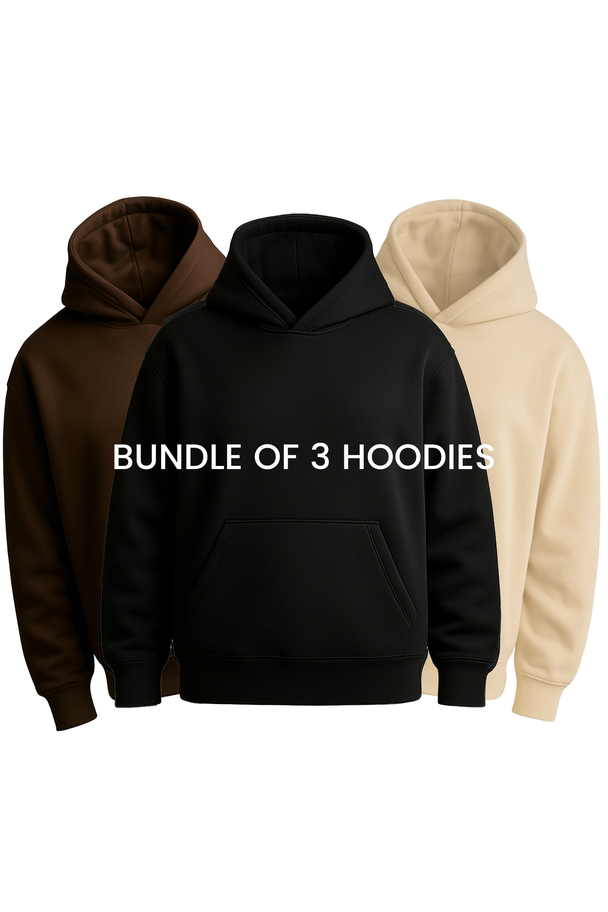 BUNDLE OF 3 HOODIES