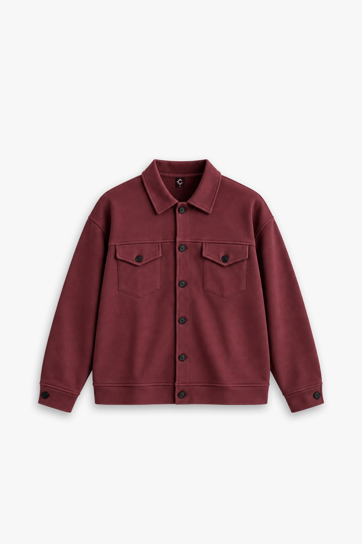 MAROON TRUCKER JACKET