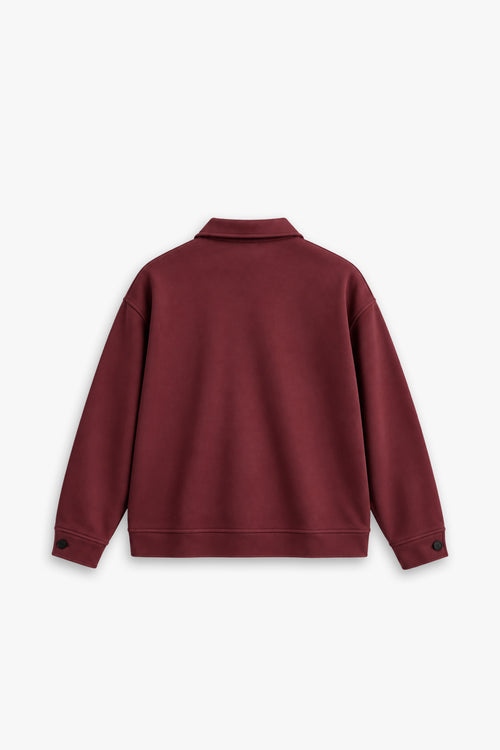 MAROON TRUCKER JACKET