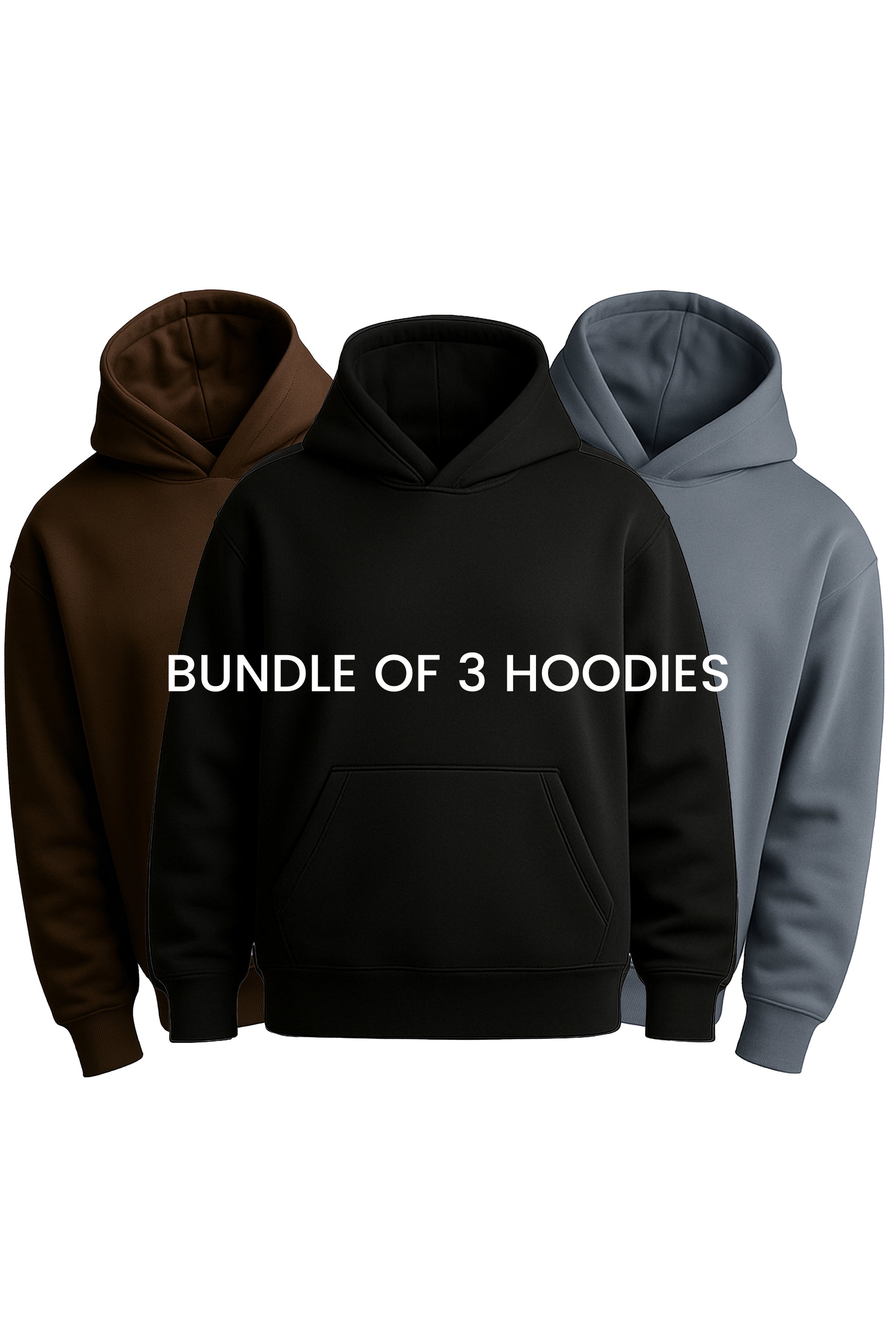 BUNDLE OF 3 HOODIES