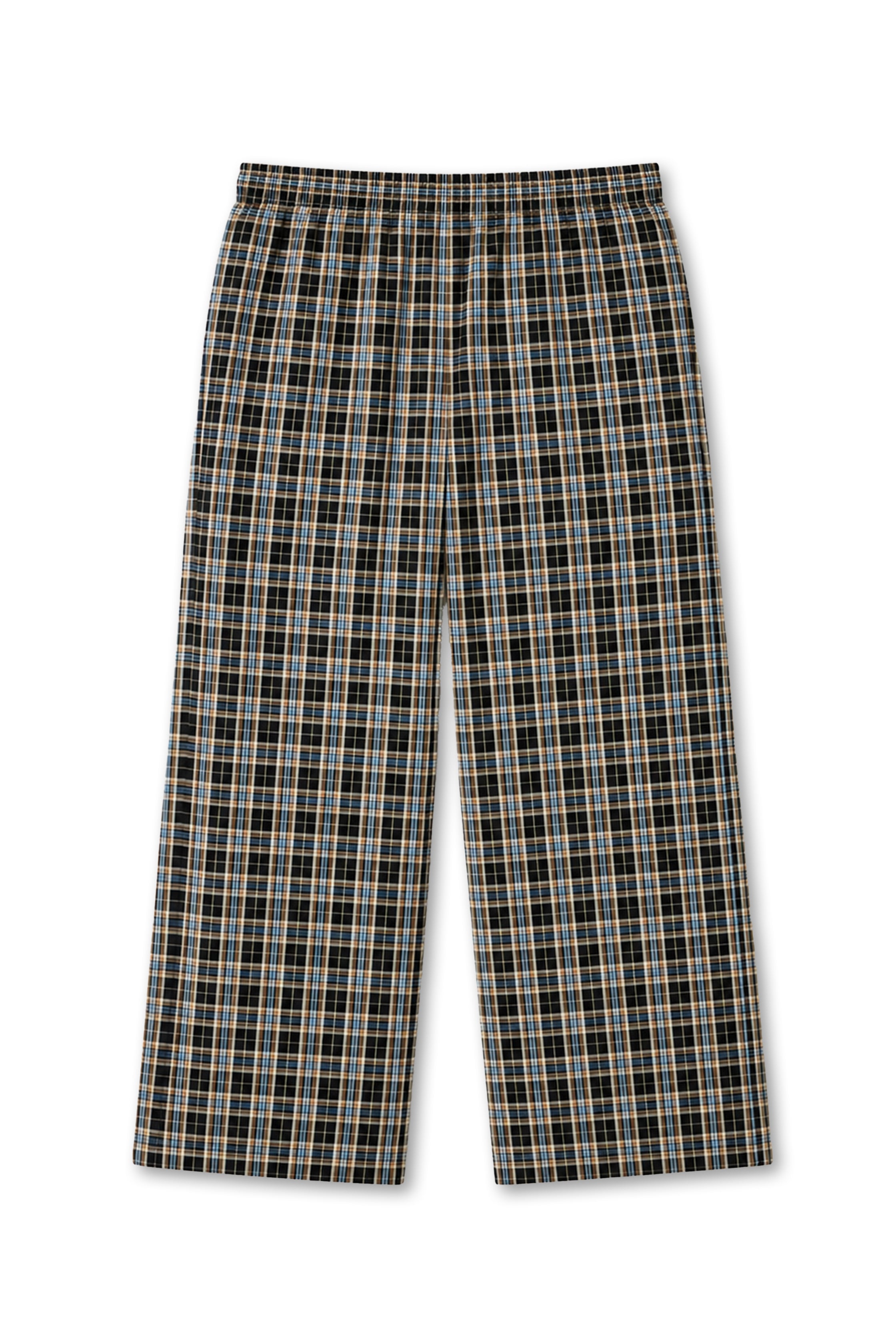 MOCHA PLAID PAJAMA