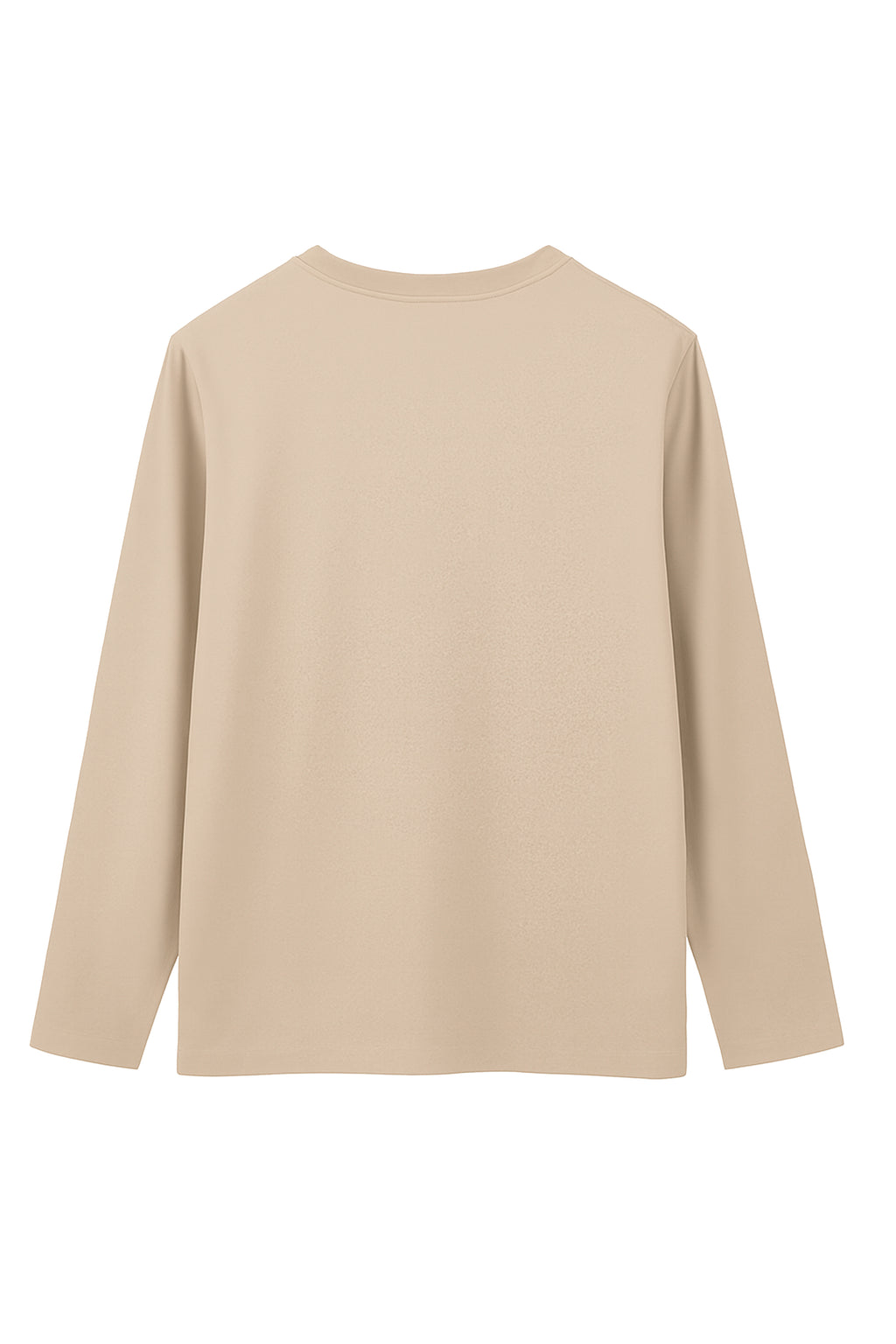 CREAM FULL SLEEVES T-SHIRT