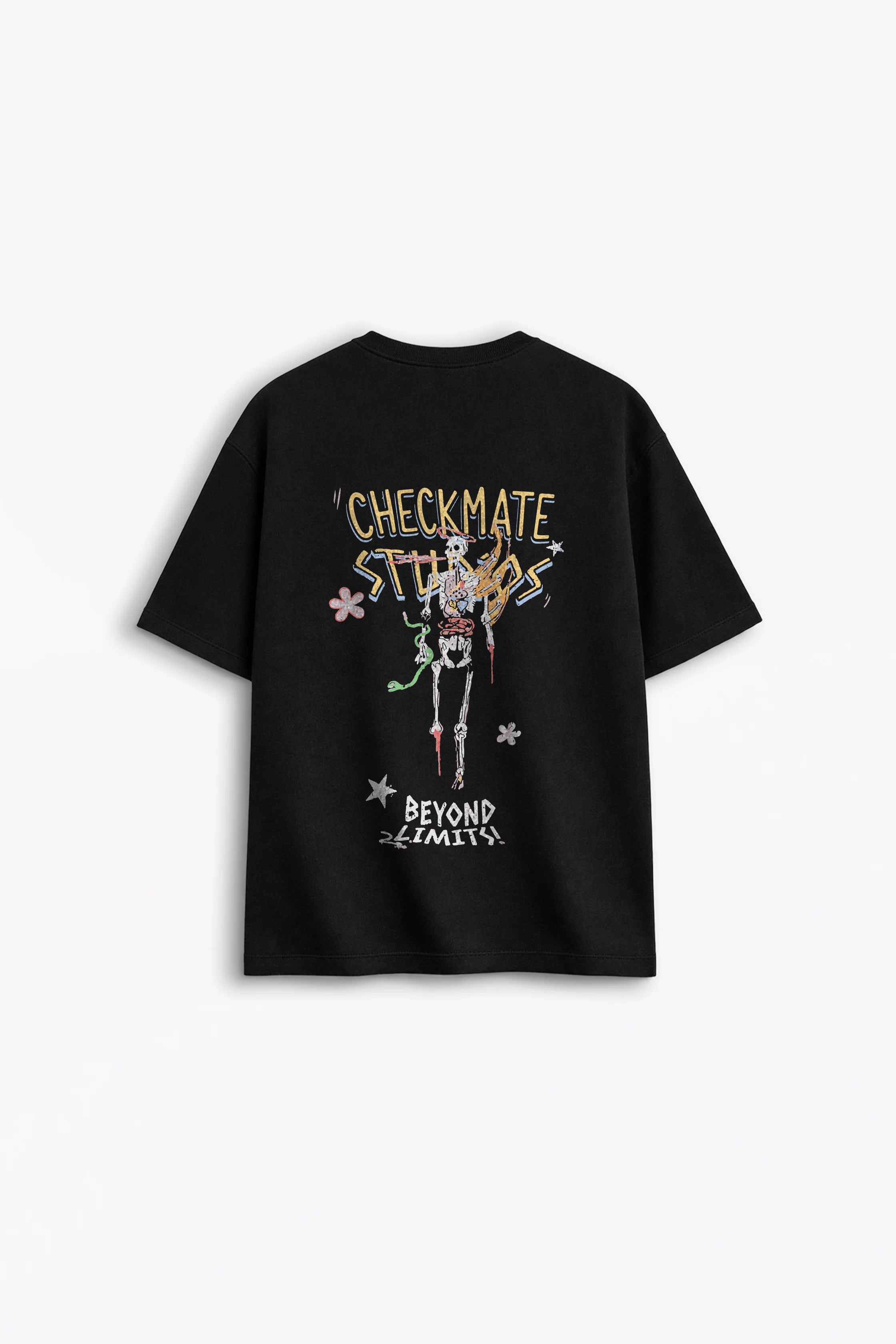 CHECKMATE CHAOS GRAPHIC T-SHIRT