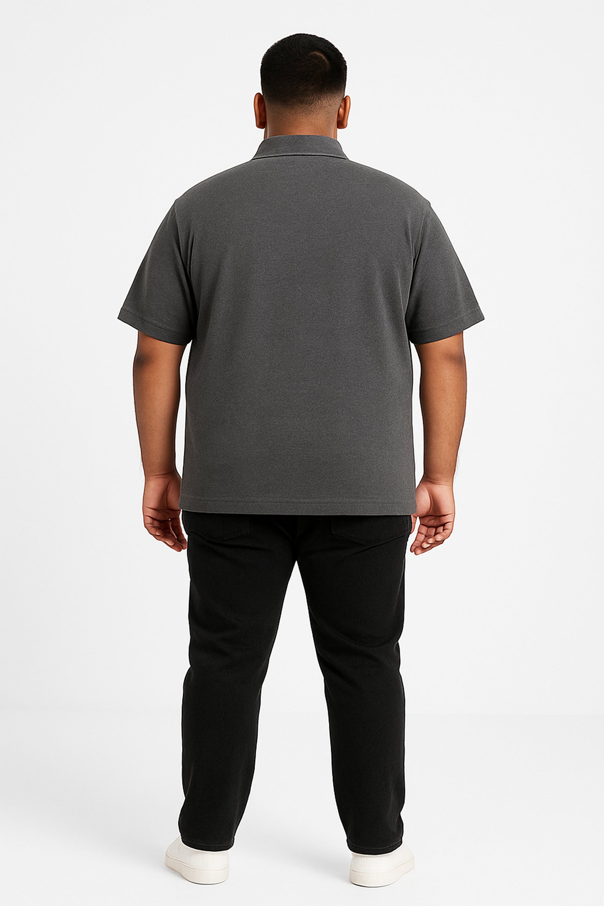 Shop STEEL VOID ZIP UP POLO Online in Pakistan