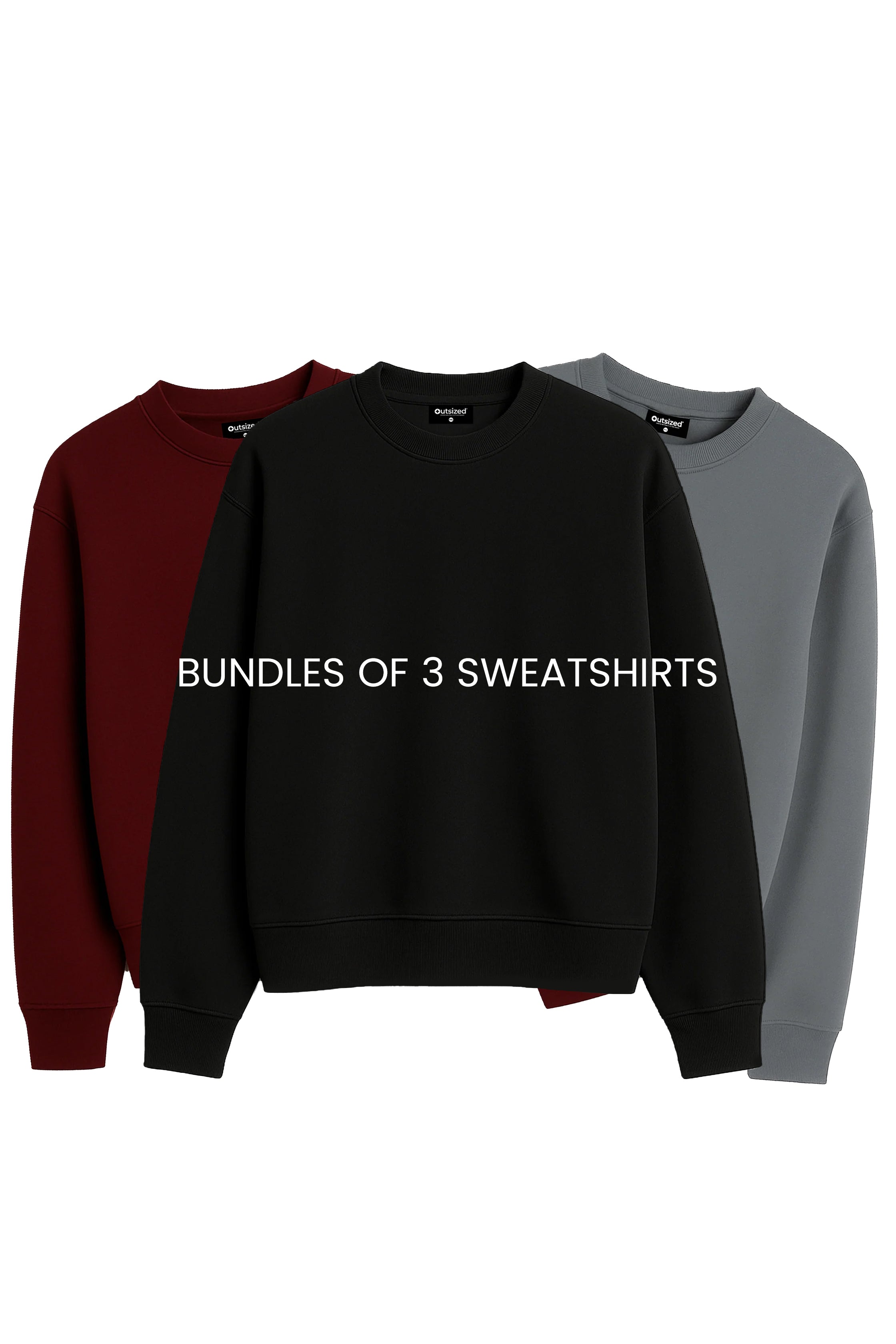 BUNDLE OF 3 SWEATSHIRTS