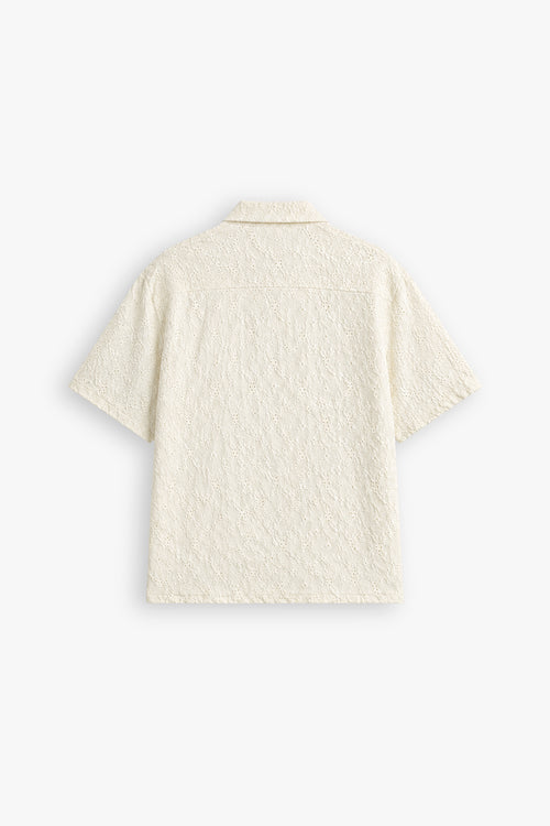 CREAM FLORA SHIRT
