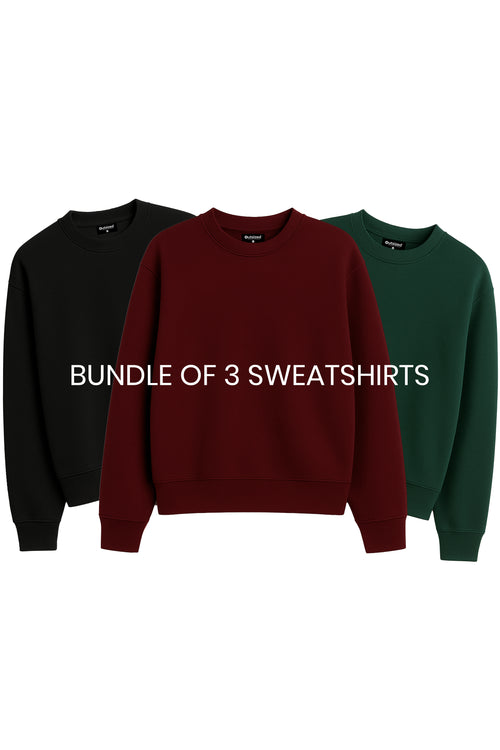 BUNDLE OF 3 SWEATSHIRTS