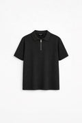 MIDNIGHT ZIP-UP POLO