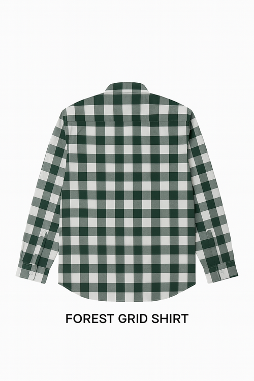 [MINOR FAULT] FOREST GRID CHECK SHIRT