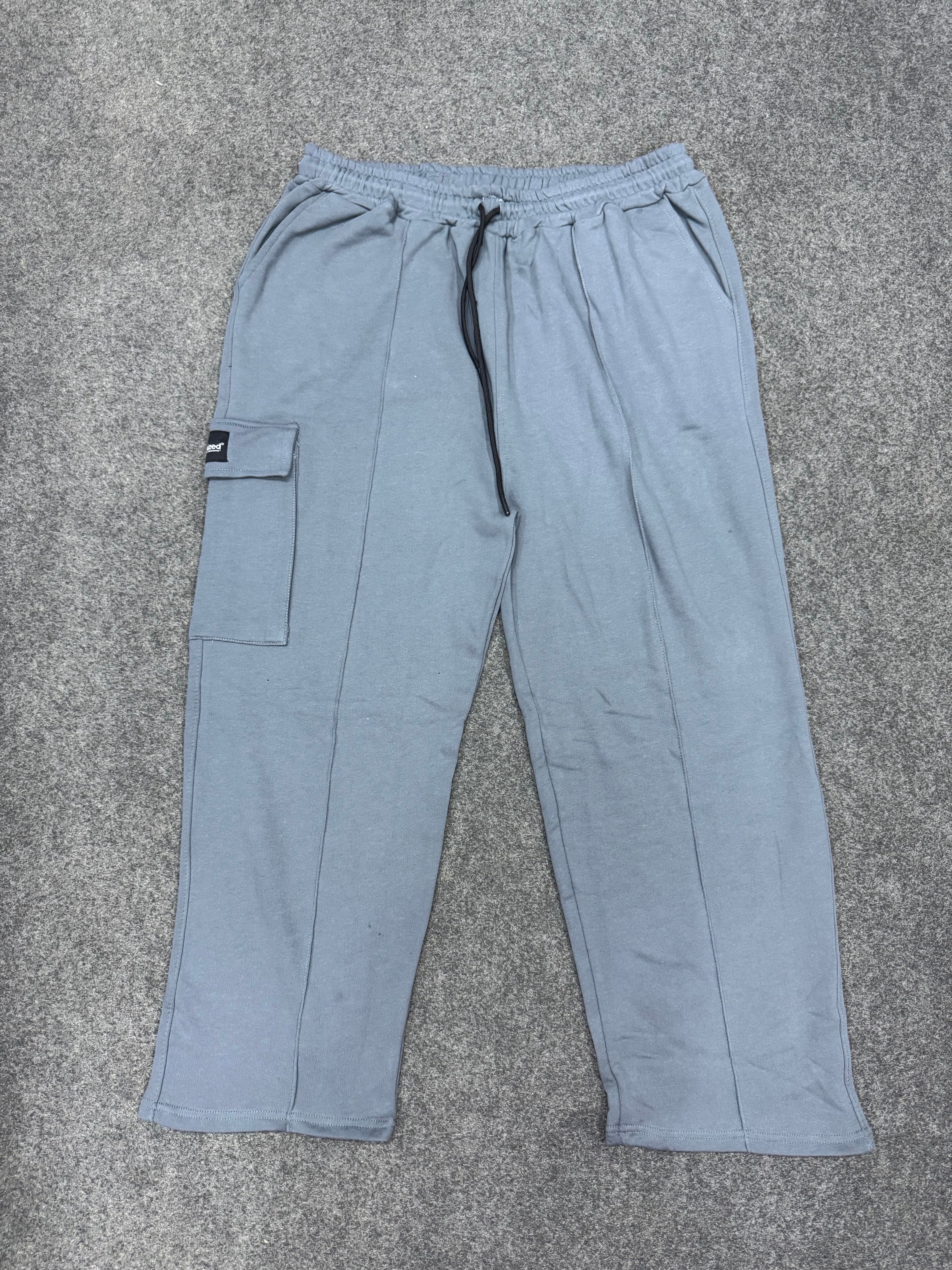 STEEL GRAY CARGO TROUSER - My Store