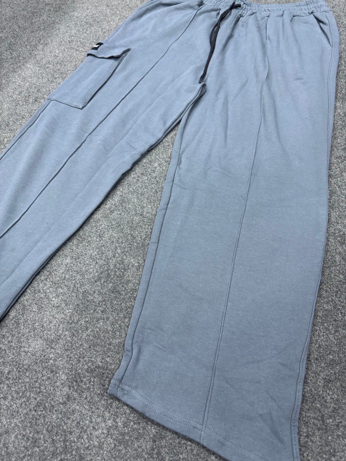 STEEL GRAY CARGO TROUSER - My Store