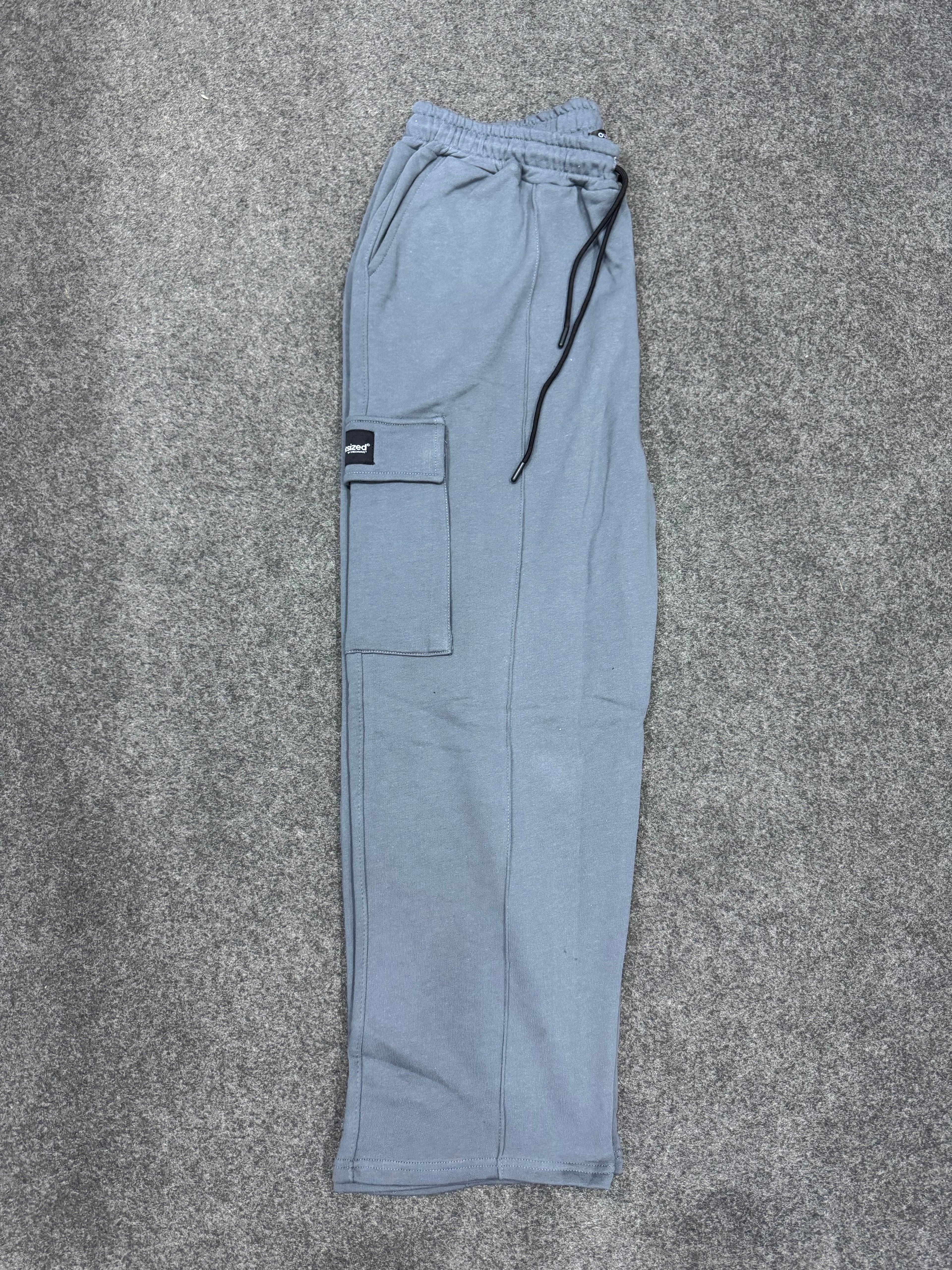 STEEL GRAY CARGO TROUSER - My Store