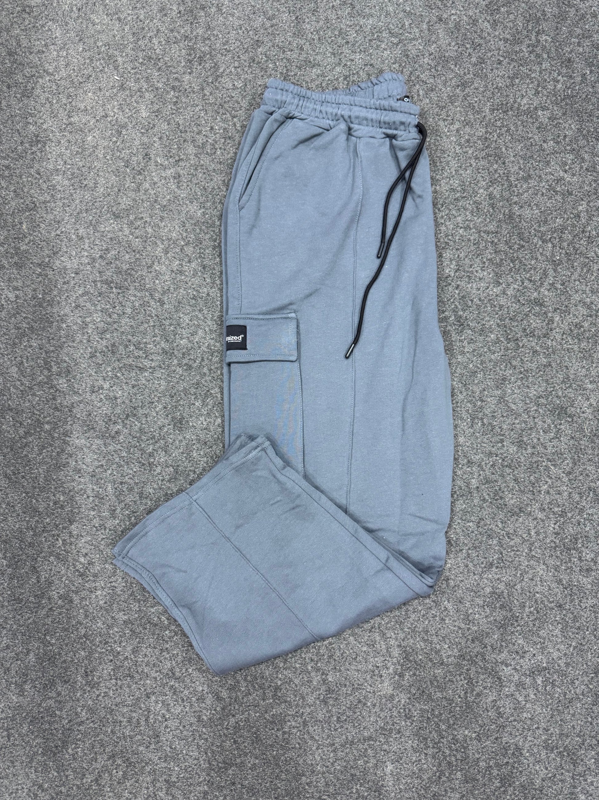 STEEL GRAY CARGO TROUSER - My Store