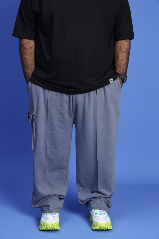 BLUE CARGO TROUSER - My Store