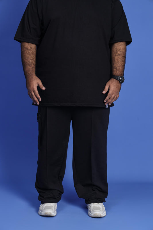 BLACK CARGO TROUSER - My Store