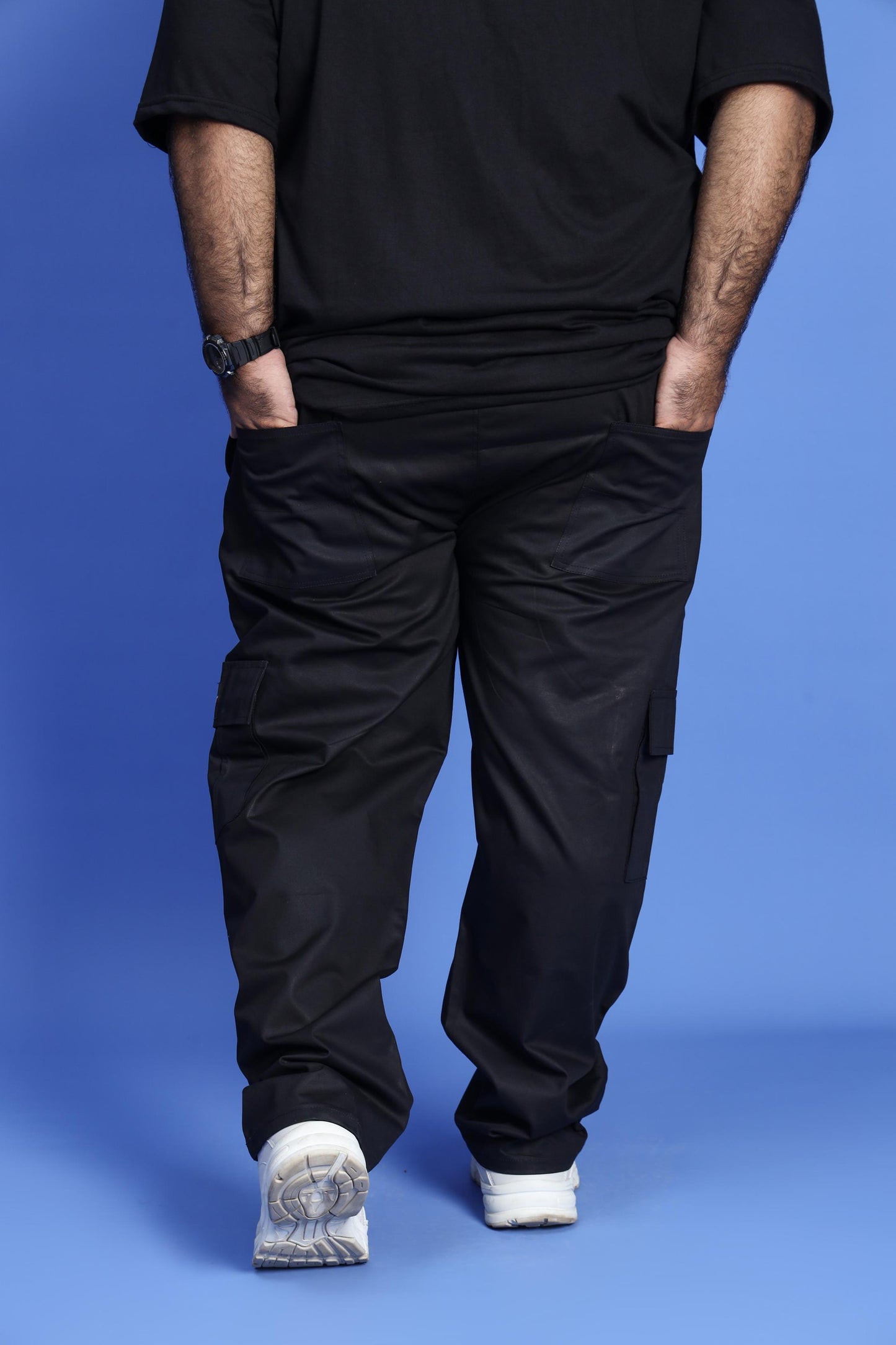 BLACK CARGO PANT - My Store