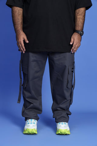 STEEL GRAY CARGO PANT - My Store