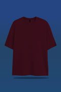 Shop [MINOR FAULT] MAROON T-SHIRT Online in Pakistan
